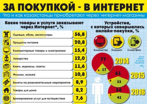 За покупкой - в интернет